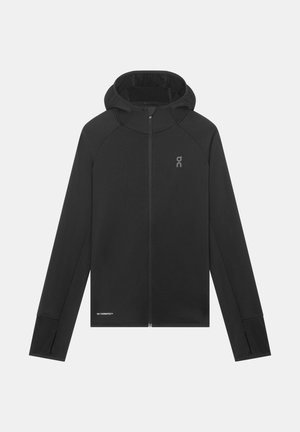 On, CLIMATE ZIP HOODIE. - Sweat zippé - black