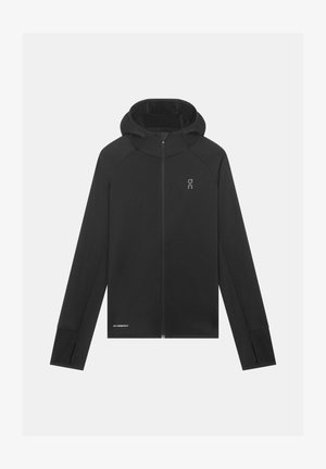 On, CLIMATE ZIP HOODIE. - Sweat zippé - black