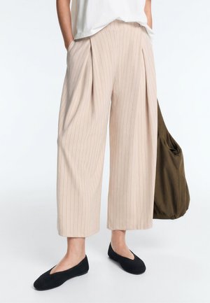 OYSHO, OPEN KNIT - Ballerina's - black