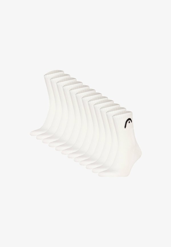 UNISEX 12ER PACK - CREW LOGO - Sports socks - weiß
