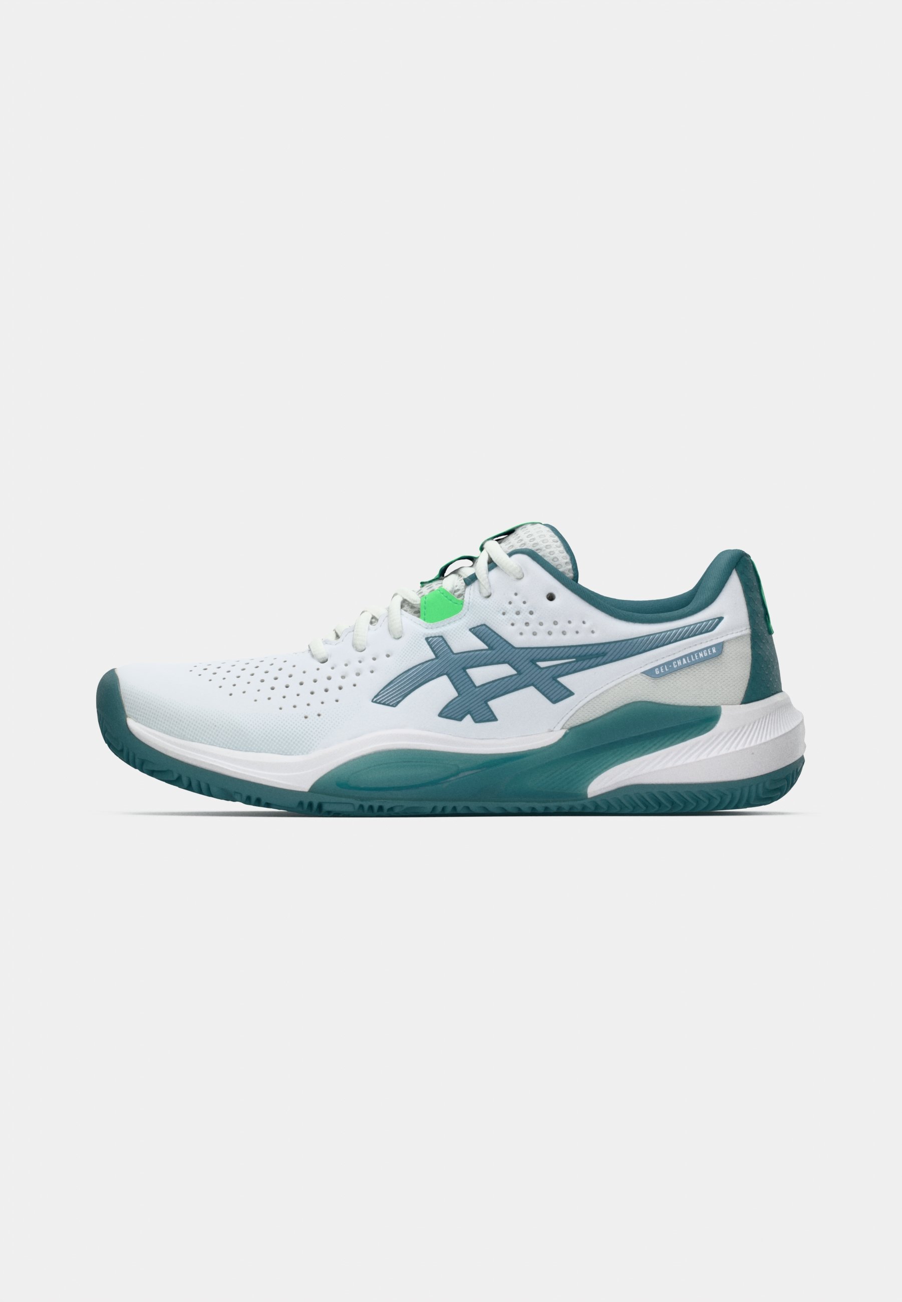 ASICS GEL-CHALLENGER 15 PADEL - Padel shoes - white/misty pine