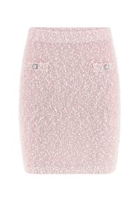 KURZER BOUCLÉ - Pencil skirt - rose