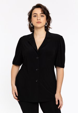 MIT PUFFÄRMELN - Blazer - black