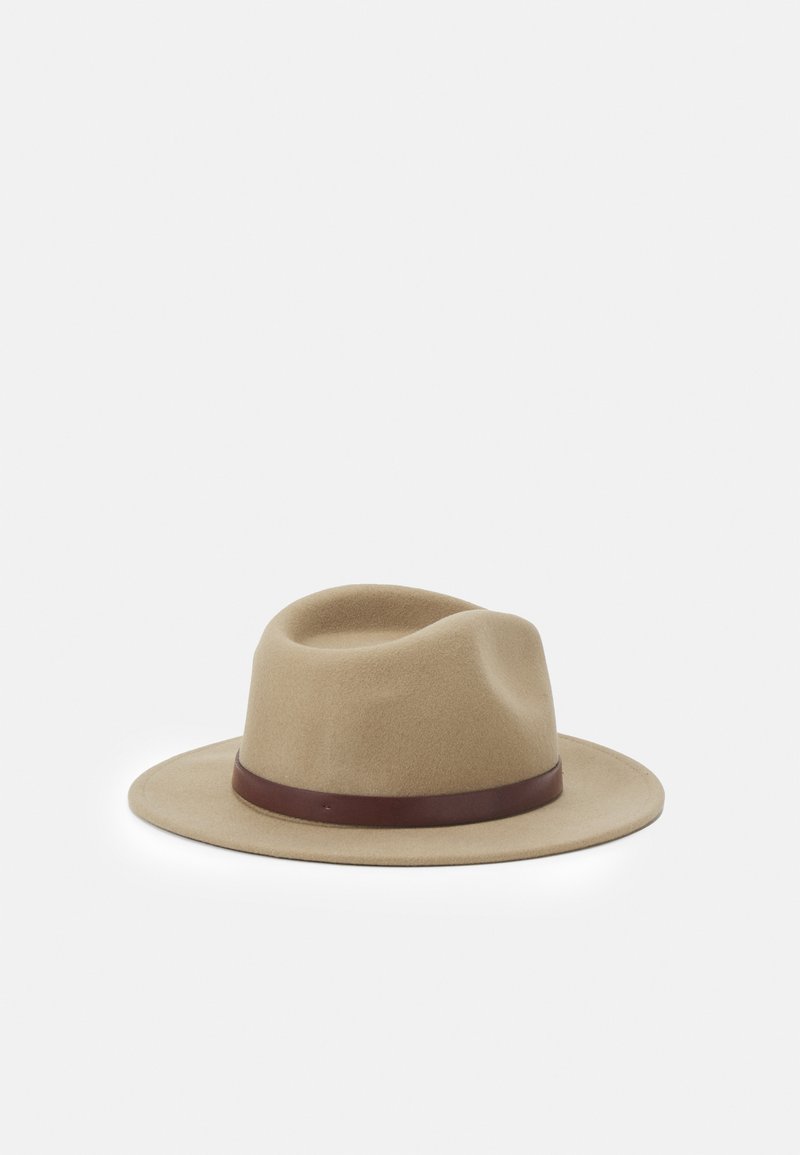 Nwt Brixton Unisex Tan Fedora Hat with‎ Black Band XS Unisex Swindle Convertabrim Fedora in Antique Bronze – Brixton main image 4