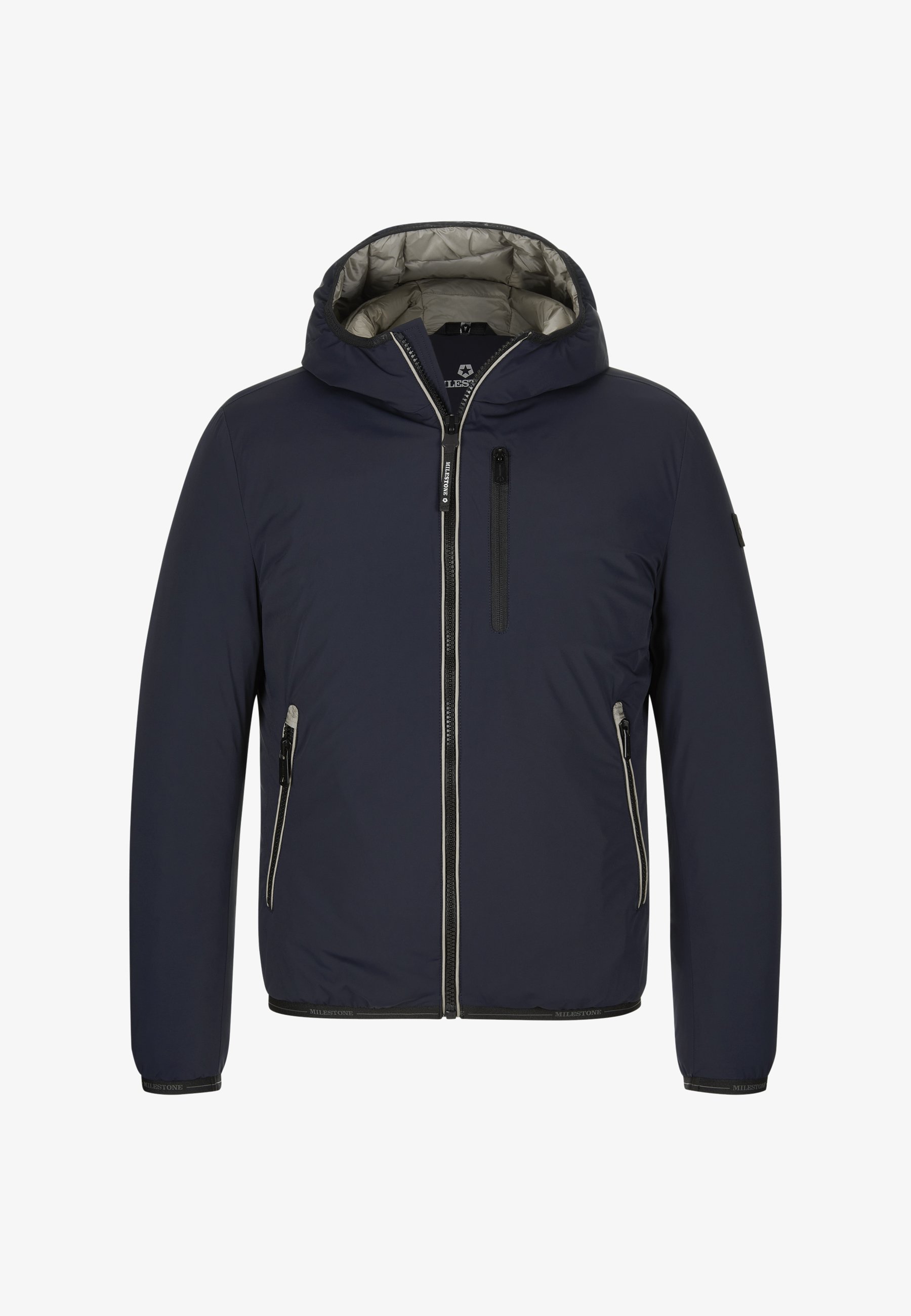 Milestone MS LUSON Winterjacke nachtblau/dunkelblau Zalando