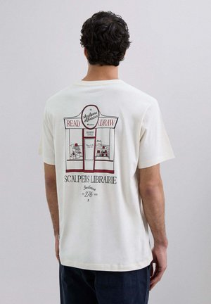 LIBRAIRIE TEE - Camiseta estampada - beige