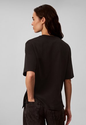 Calvin Klein Jeans, CALVIN KLEIN JEANS RELAXED GRAPHIC LOGO T-SHIRT - Print T-shirt - black