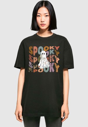 HALLOWEEN  SPOOKY GHOST TEE - T-Shirt print - black