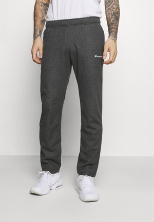 STRAIGHT HEM PANTS - Pantalon de survêtement - mottled dark grey