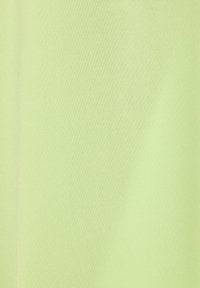 Hellgrüner Stoff mit glatter, leicht strukturierter Oberfläche und feinen vertikalen Rippungen. Keine Muster oder auffälligen Details vorhanden.