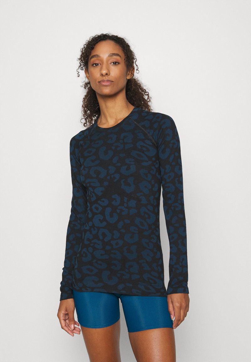 Sweaty Betty GLISTEN SEAMLESS - Camisola de manga comprida - blue