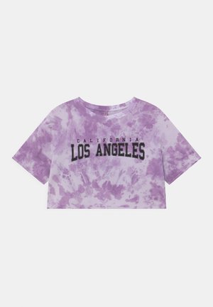 GIRLS LOS ANGELES BOXY - T-shirt con stampa - lila