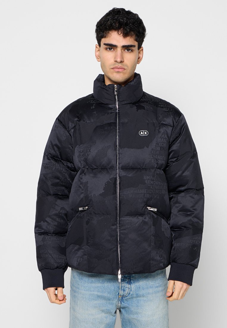 Armani Exchange Gewatteerde jas zwart