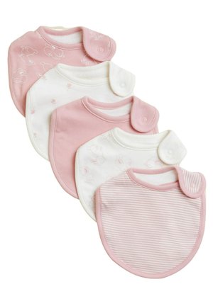 Marks & Spencer 5PK COTTON RICH PRINTED DRIBBLE - Slabbetje - pink mix