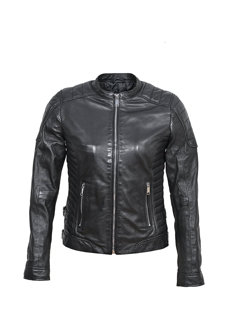 Le Temps Des Cerises Lederjacke schwarz