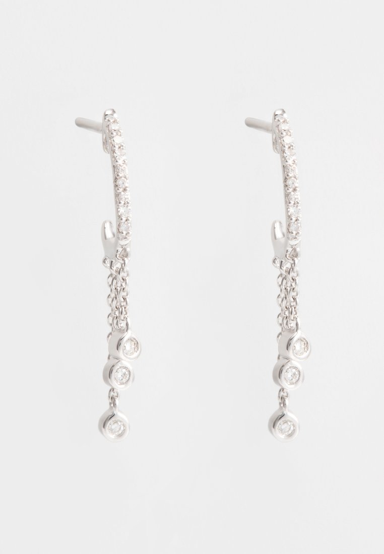 Atelier Du Diamant Boucles d'oreilles argenté