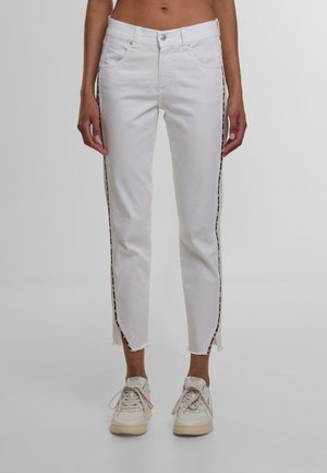 Angels ORNELLA DETAIL FRINGE - Slim fit jeans - white