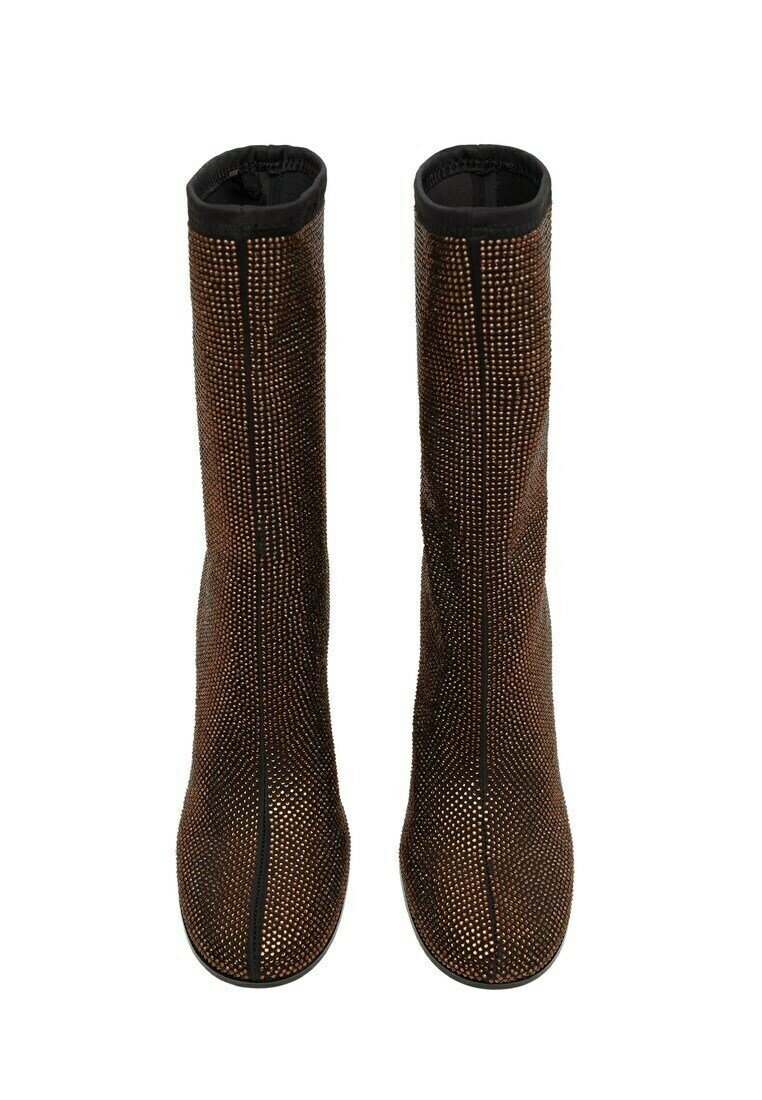 Mango FIESTA - Botines de tacón - braun/marrón - Zalando.es