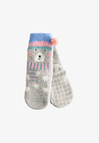 Geselecteerd, grey/blue polarbear print