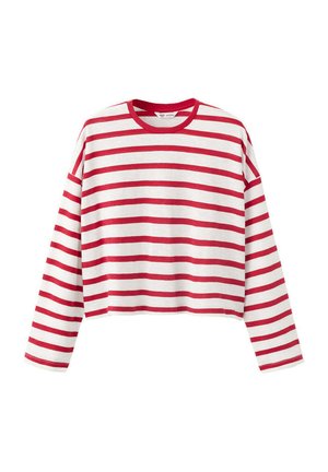 Mango Kids, TEEN - Top s dlhým rukávom - red