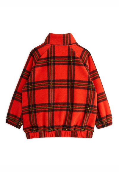 Mini Rodini CHECK JACKET UNISEX - Flīsa jaka - red