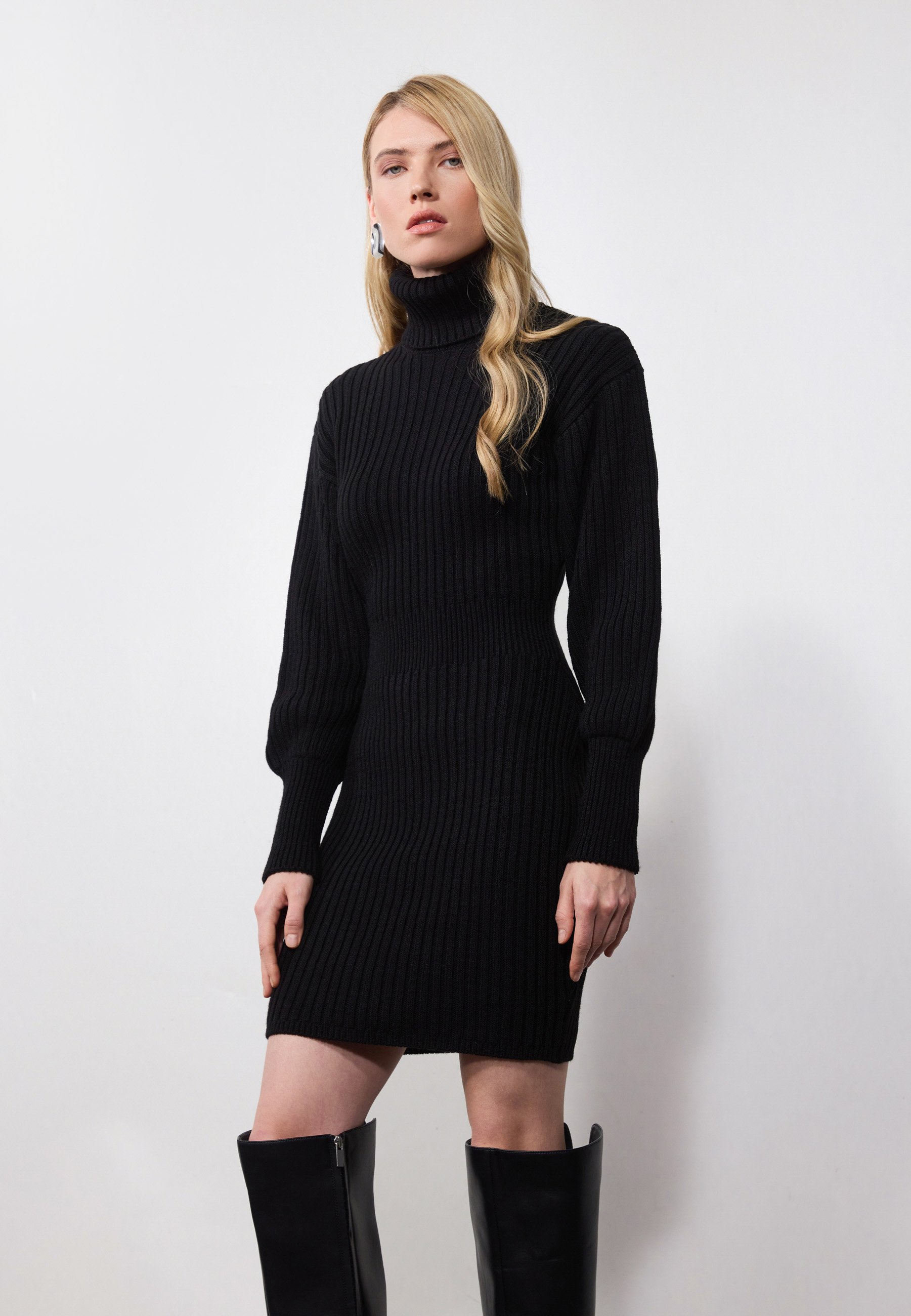 Anna Field Abito in maglia black/nero Zalando