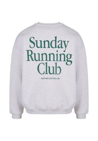 Another Cotton Lab SUNDAY RUNNING CLUB - Bluză de molton - grey