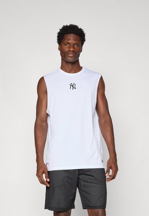 MLB NEW YORK YANKEES SLEEVELESS TEE - Club wear - white/purple