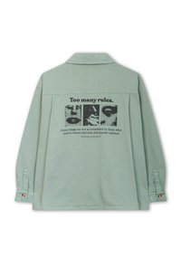 Kaotiko JACKET POCKETS TOO MANY RULES - Τζιν μπουφάν - soft army