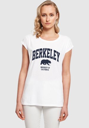 Merchcode BERKELEY UNIVERSITY-BEAR  - T-shirts med print - white