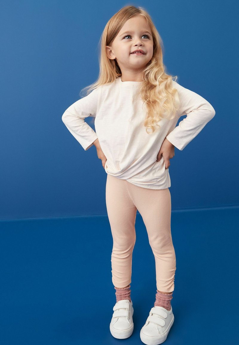 Next RUCHED SIDE - Leggingek - Nadrágok - pink