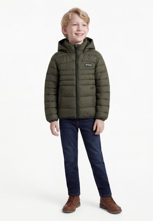 Name it NMMMARBLE - Vinterjakker - dark green