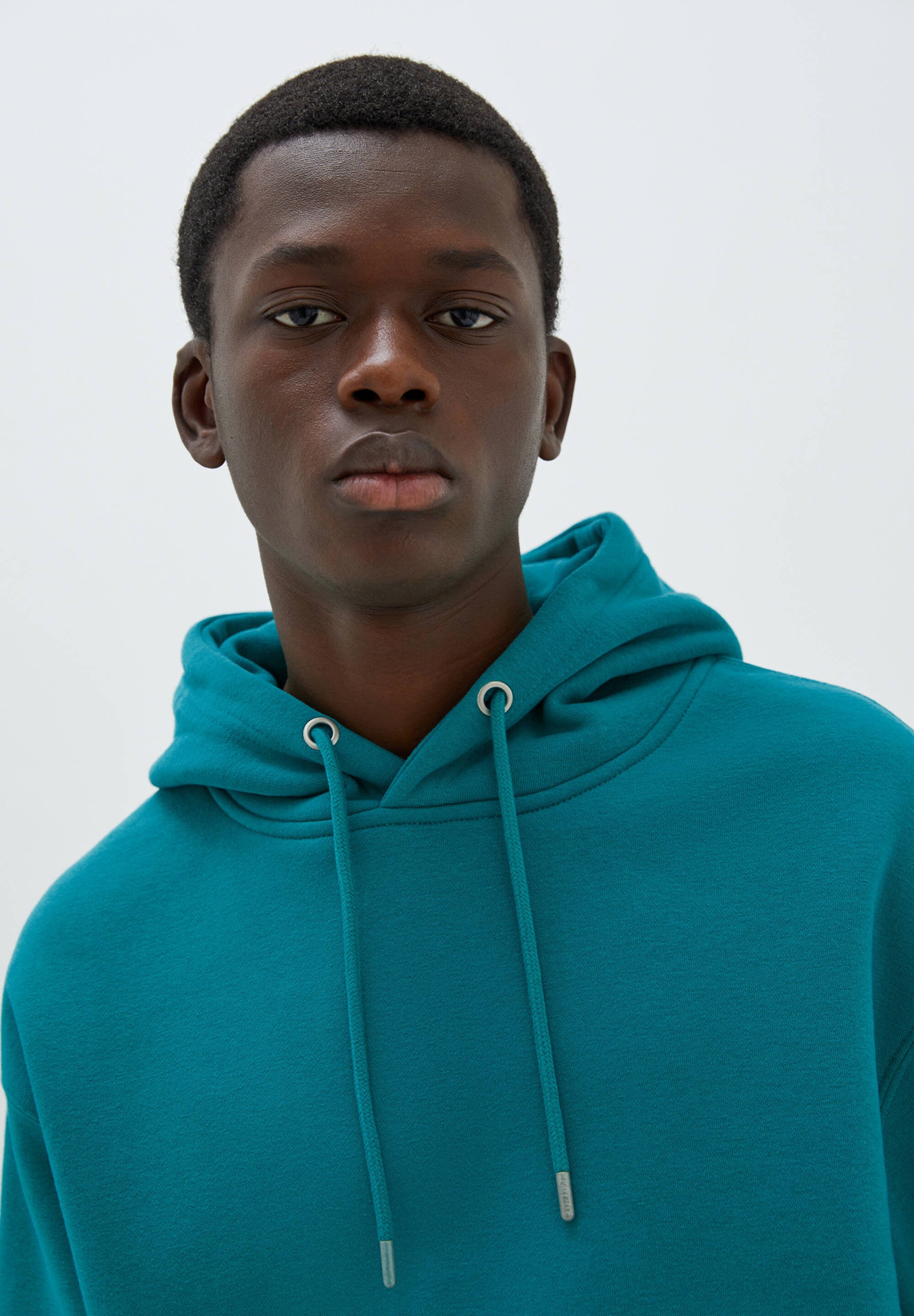 PULL\u0026BEAR Sweat à capuche - green/vert 