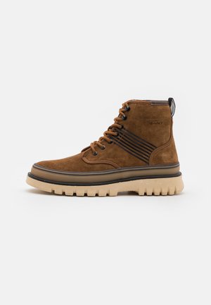 GANT NEBRADA - Lace-up ankle boots - tobacco brown