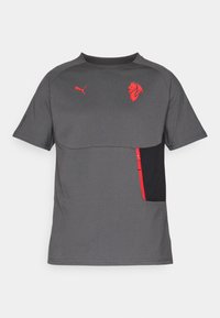 ACM POCKET TEE - Vereinsmannschaften - shadow gray/for all time red