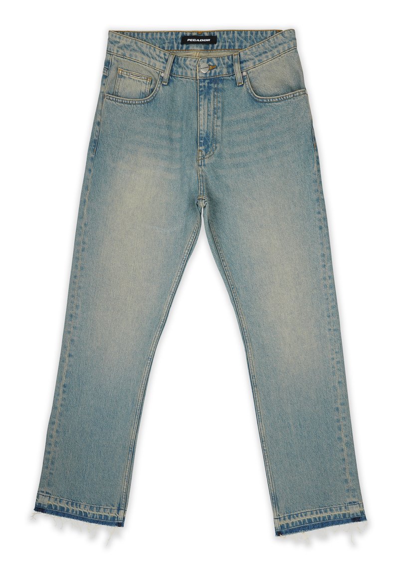 Pegador PRESTO OPEN HEM - Ravne kavbojke - washed blue