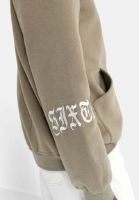 Sixth June CREW - Felpa con cappuccio - kaki