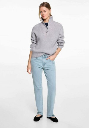 Ravne kavbojke - light blue