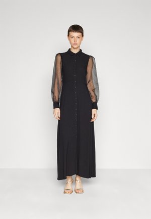 YAS YASSAVANNA ORGANZA DRESS - Robe chemise - black