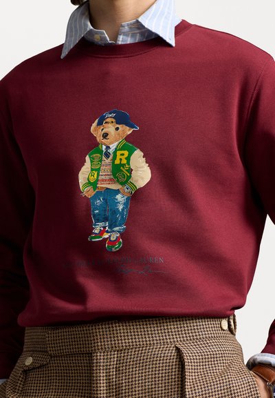 Polo Ralph Lauren POLO BEAR FLEECE SWEATSHIRT - Sweatshirt - red carpet