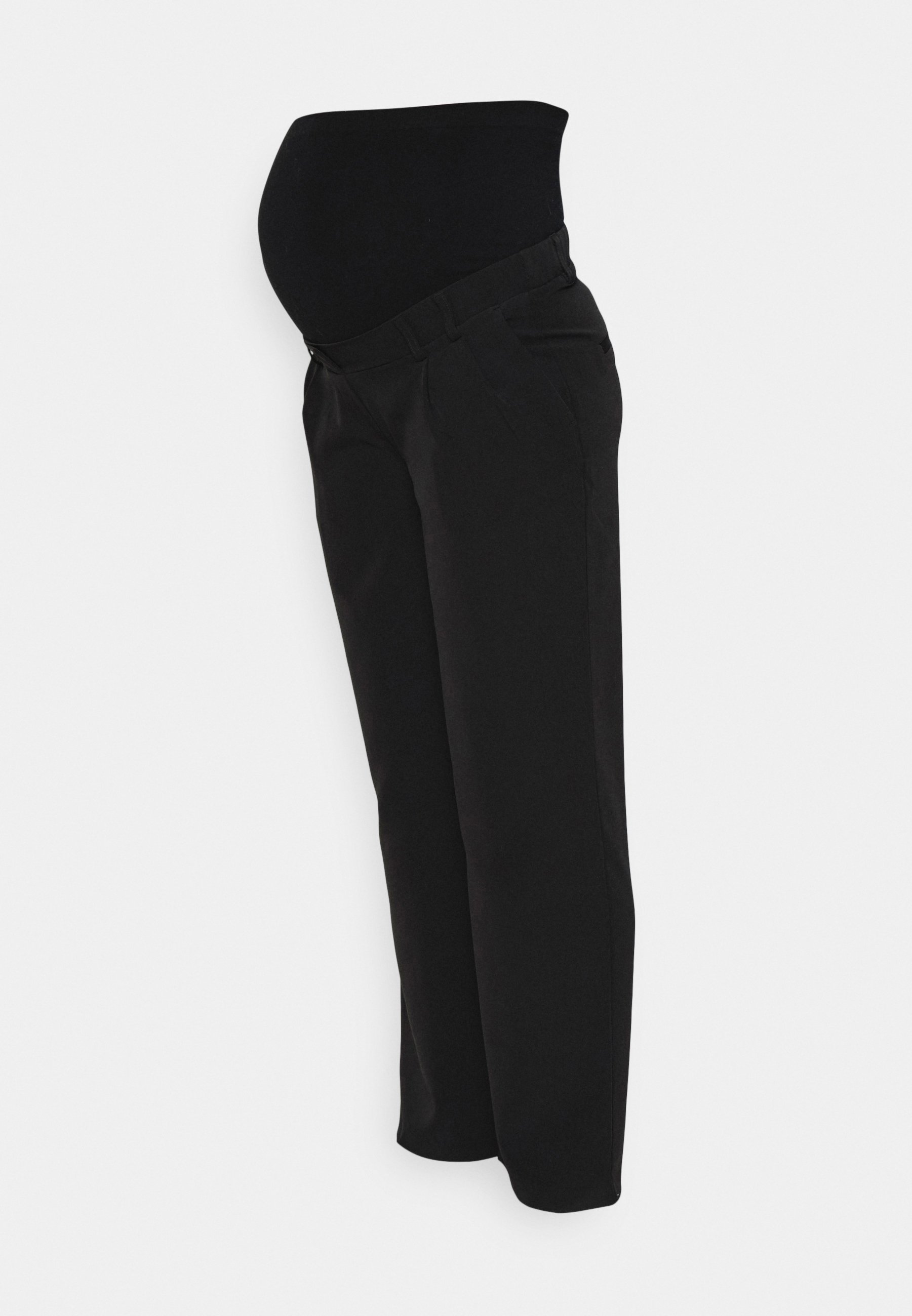 Pieces Maternity PCMKAROLINA WIDE PANTS - Broek - black/zwart - Zalando.nl