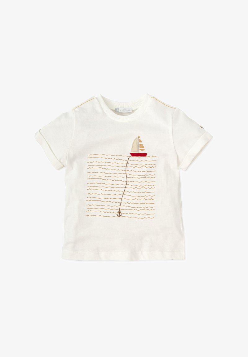 Tutto Piccolo Camiseta estampada - blanco químico