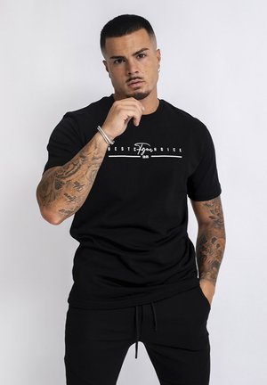 SPIRAL  - Camiseta estampada - black