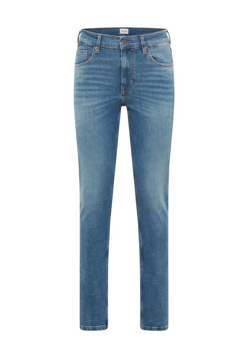 mustang Jeans Skinny Fit donkerblauw