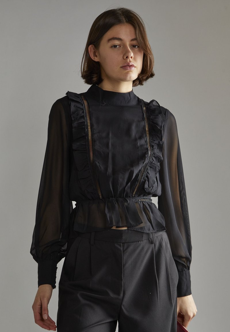 True Decadence LONG SLEEVE - Bluse - black