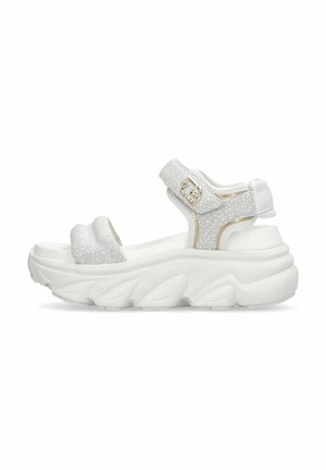CHUNKY  - Platformas sandales - white