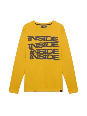 INSIDE MANGA LARGA - Camiseta de manga larga - amarillo