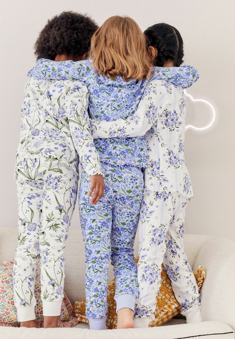 Next 3 PACK REGULAR FIT - Conjunto de pijama - blue white bluebell