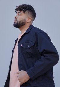 Levi's® Plus BIG TRUCKER - Farmerdzseki - dark horse