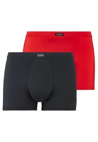 Bruno Banani PANTS / 2ER PACK MICRO COLOURED - Trunks - schwarz / rot